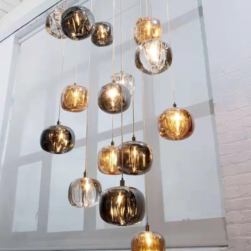 Luxury Led Staircase Chandelier