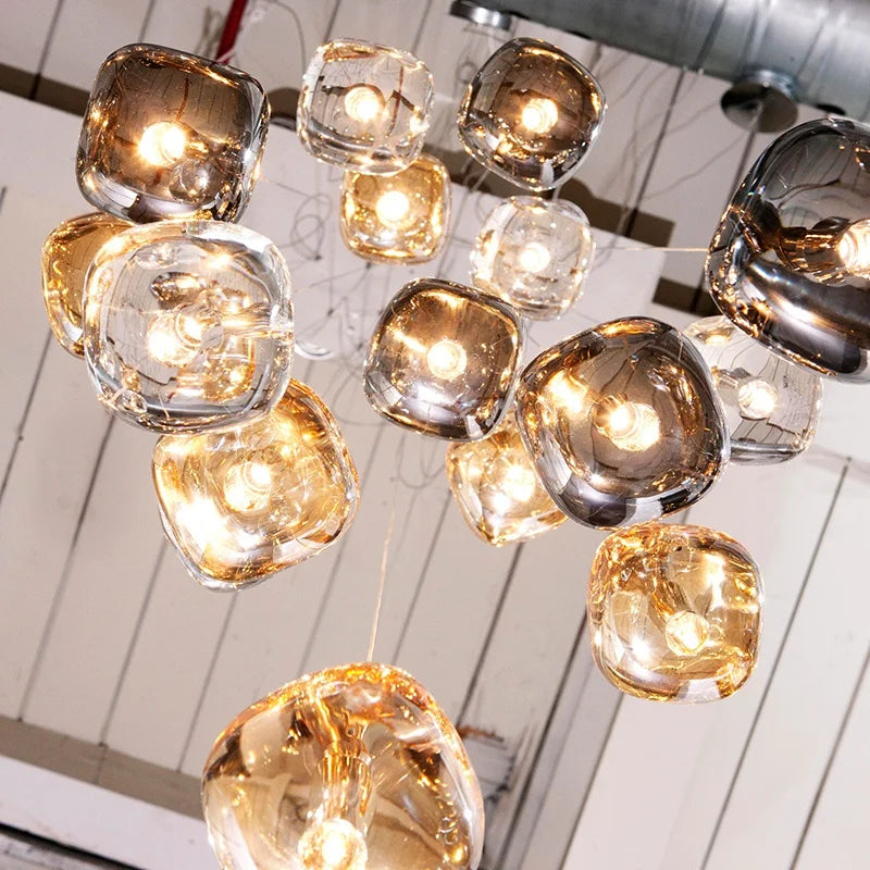 Luxury Led Staircase Chandelier