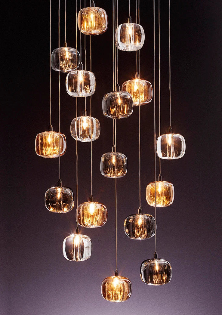 Luxury Led Staircase Chandelier