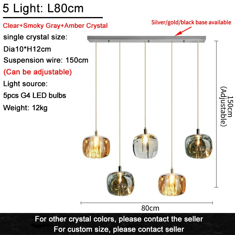 Luxury Led Staircase Chandelier