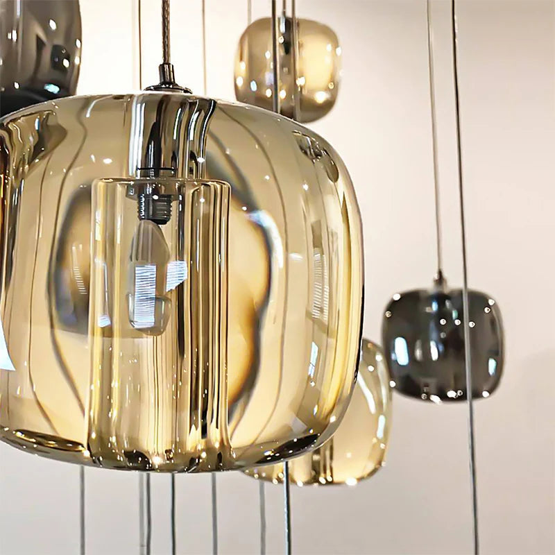 Luxury Led Staircase Chandelier
