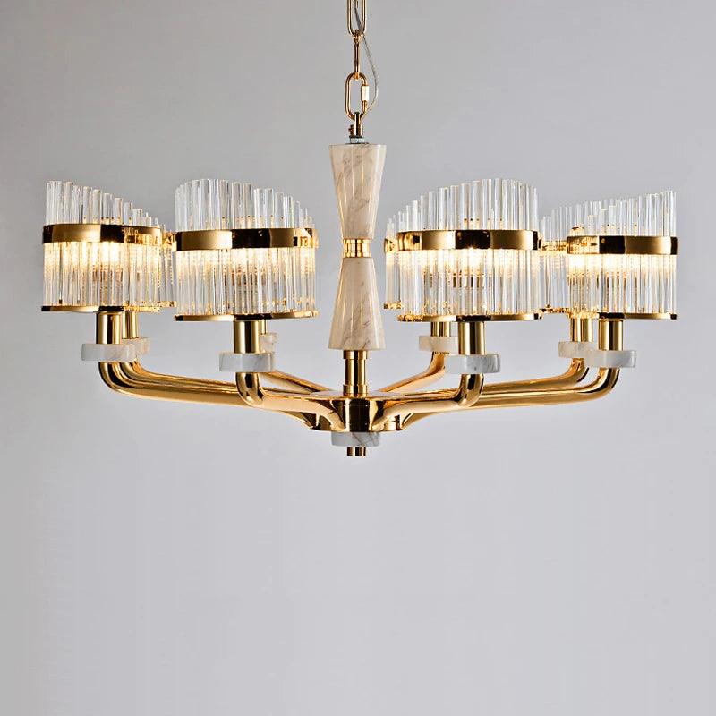 Jaklin French Crystal Chandelier - Creating Coziness