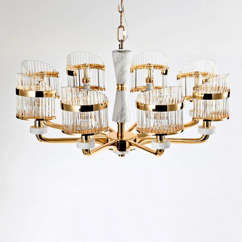 Jaklin French Crystal Chandelier - Creating Coziness