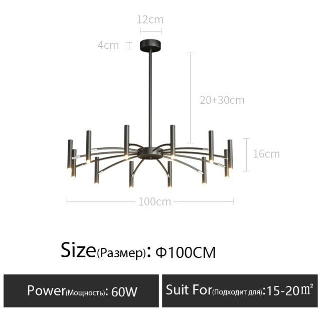Inverted Candle Chandelier - Creating Coziness