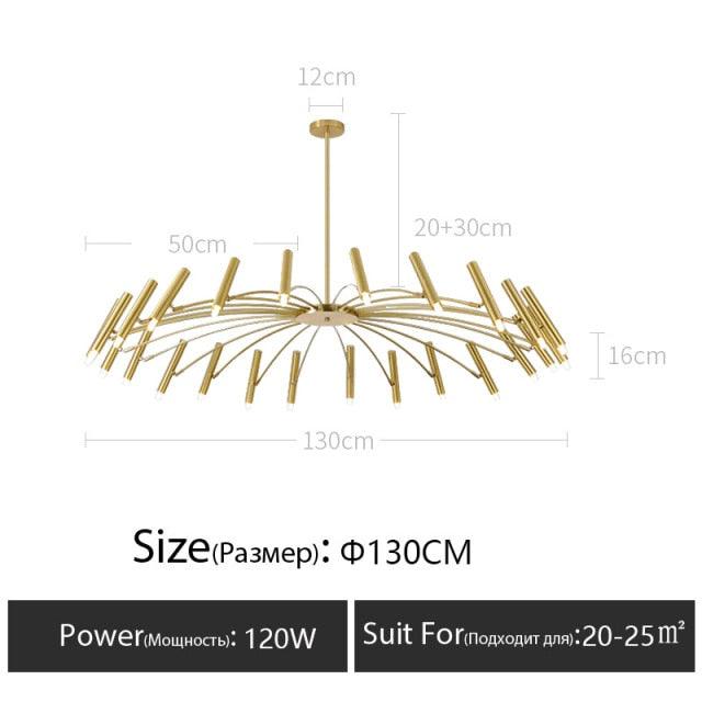 Inverted Candle Chandelier - Creating Coziness