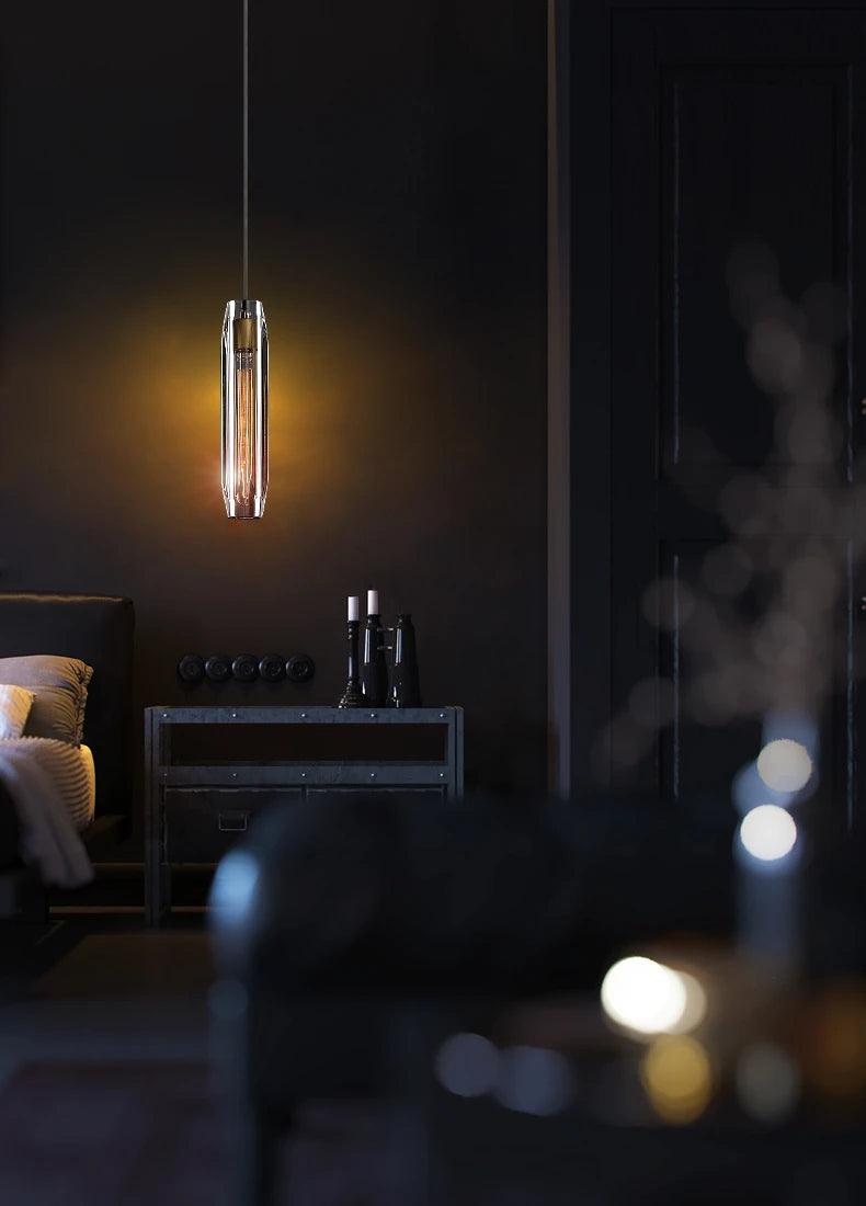 RUGO Transparent Crystal LED Pendant Light