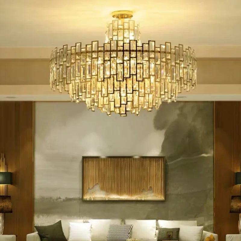 Gold Art Chandelier