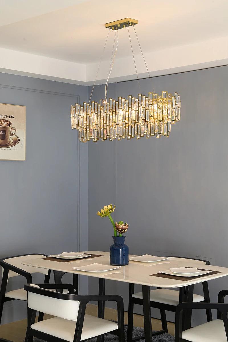 Gold Art Chandelier