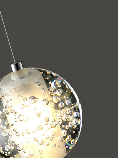 Glass Bubble Ball Pendant Light