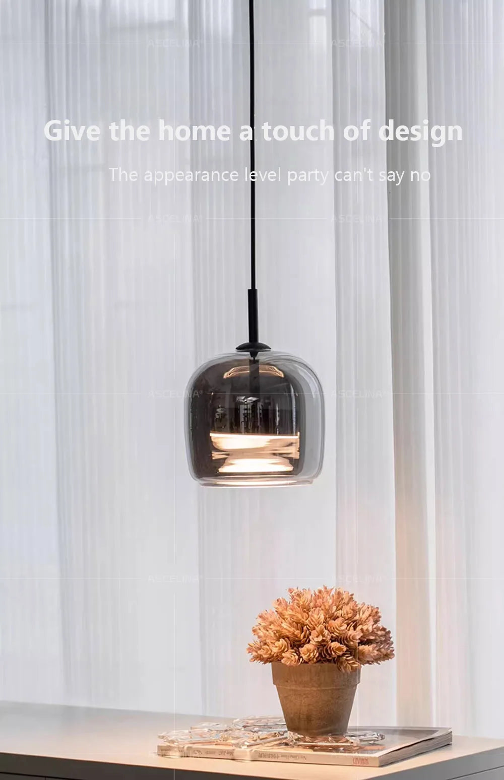 Nordic Glass Pendant Light