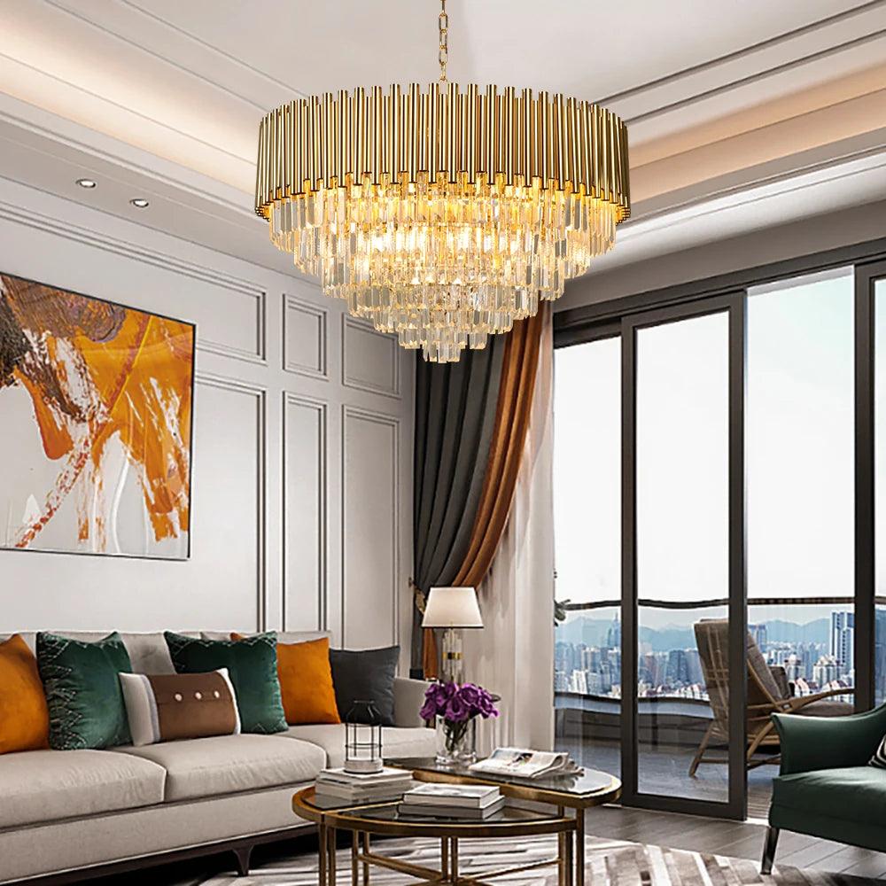 Maestro Crystal Ceiling Chandelier