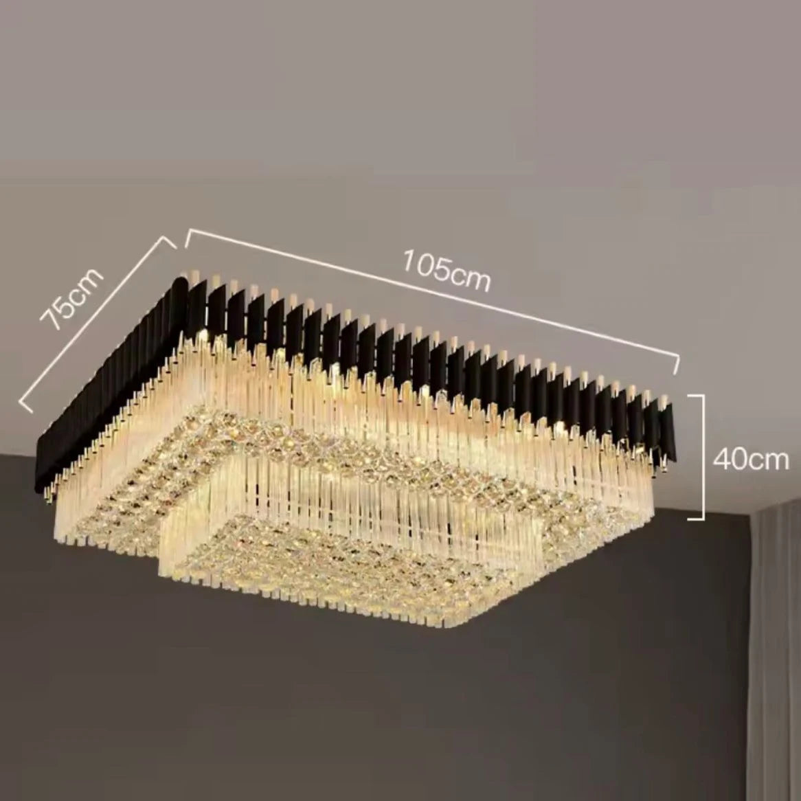 RUBIO Led Crystal Ceiling Chandelier