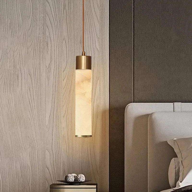 Marble Color Copper Pendant Light