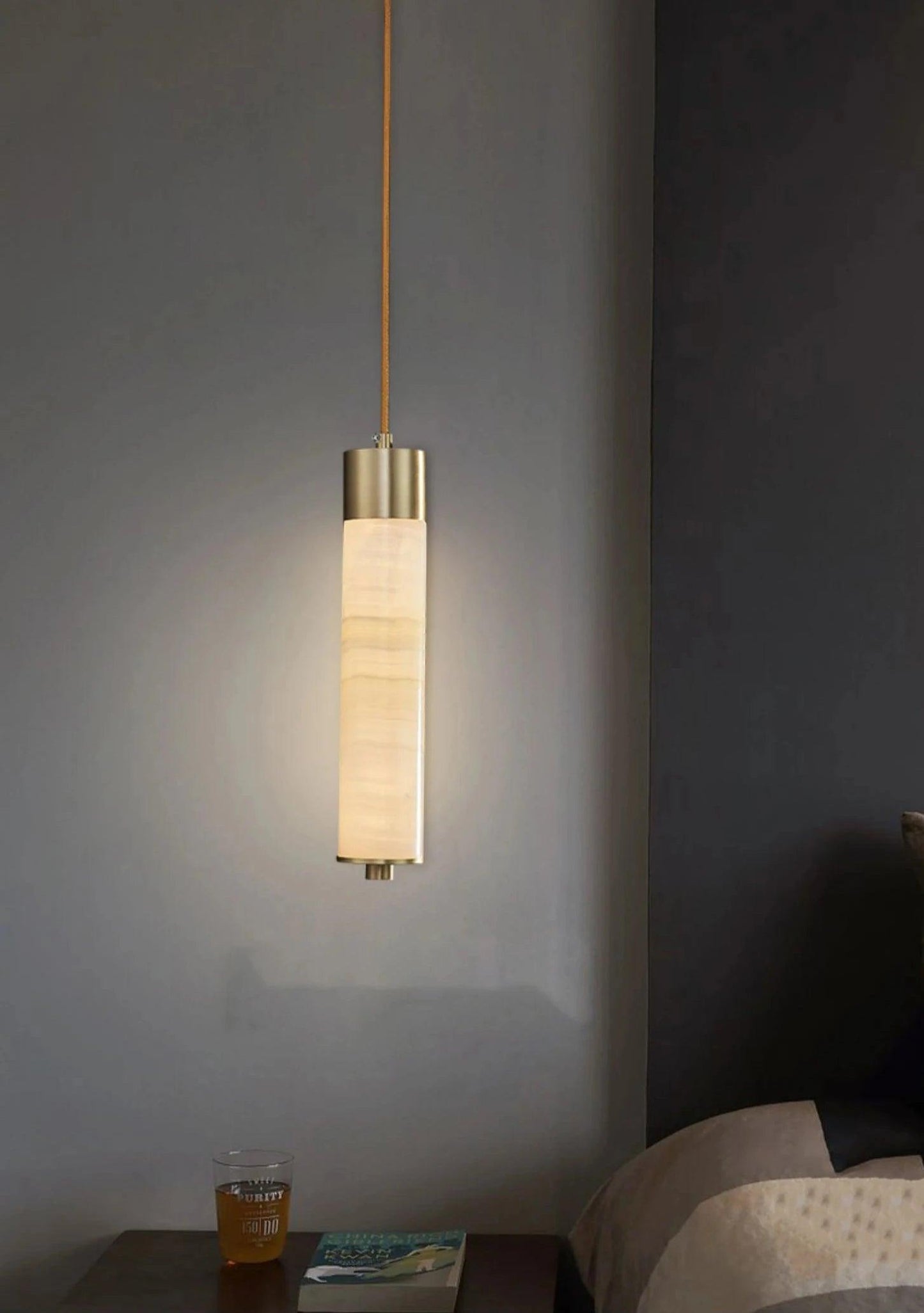 Marble Color Copper Pendant Light