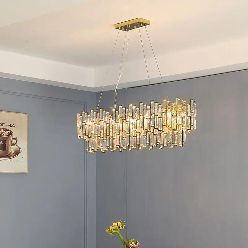 Gold Art Chandelier