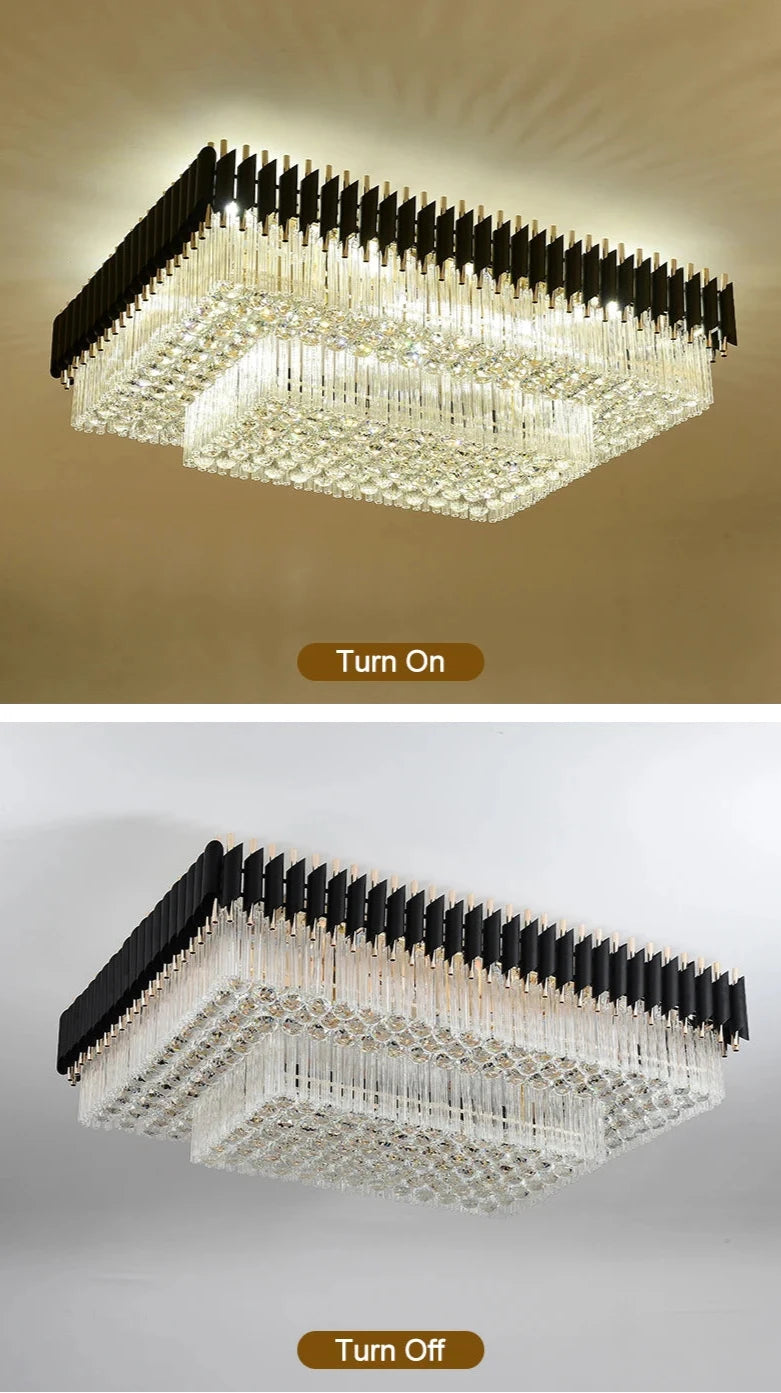 RUBIO Led Crystal Ceiling Chandelier