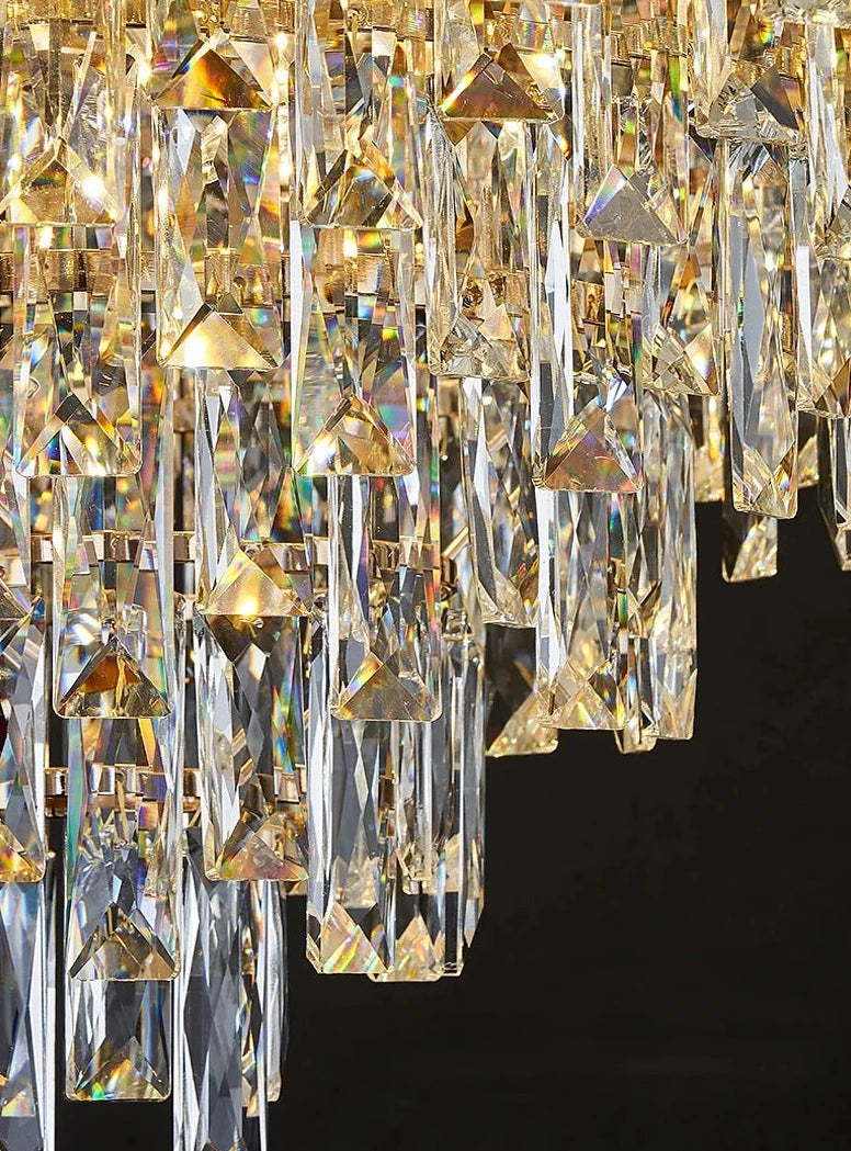 Gio Crystal Chandelier Dining Room