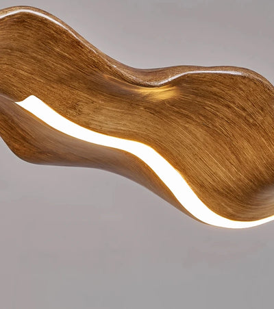 Pendant Lamp Wood Wave