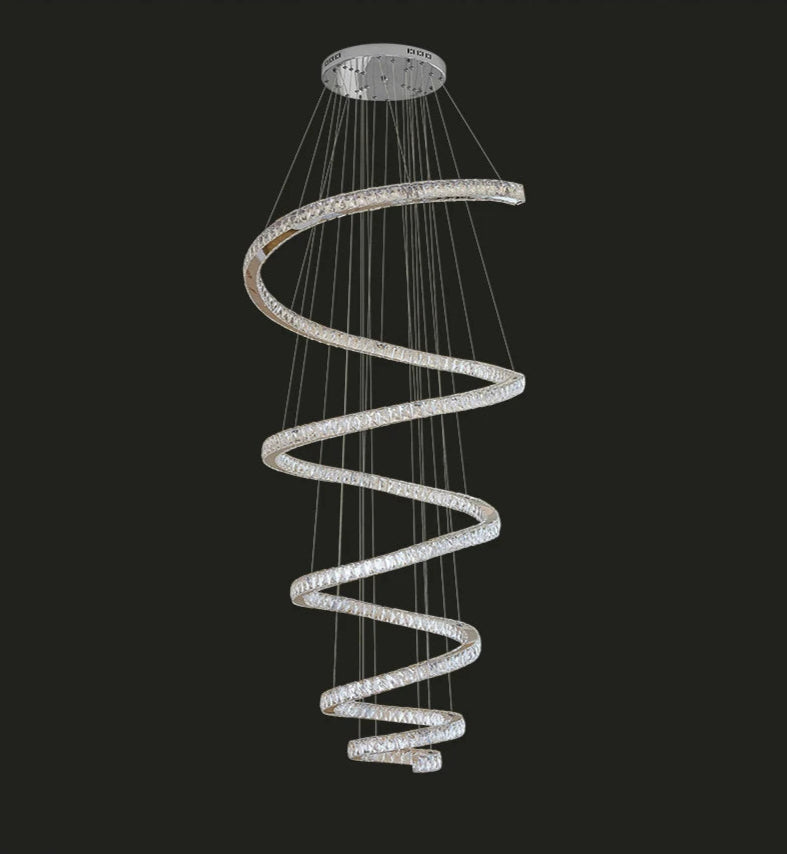 Spiral Design LED Chandelier
