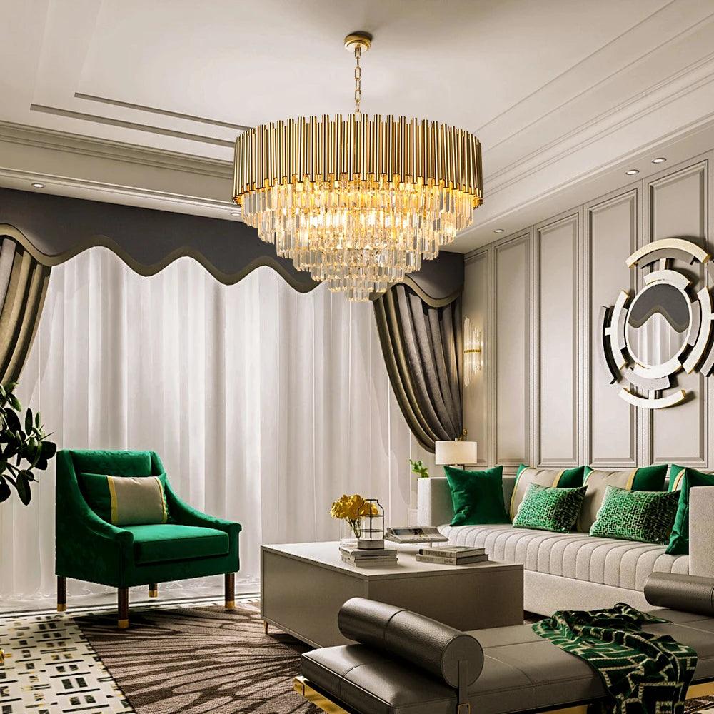 Maestro Crystal Ceiling Chandelier
