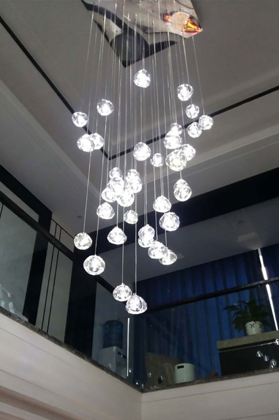 Ceiling Crystal LED Balls Chandelier