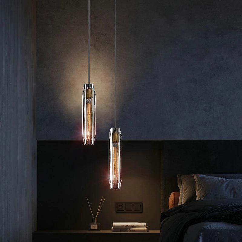 RUGO Transparent Crystal LED Pendant Light
