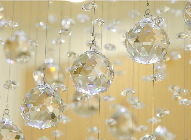 Fiera Rain Drop Crystal Chandelier - Creating Coziness