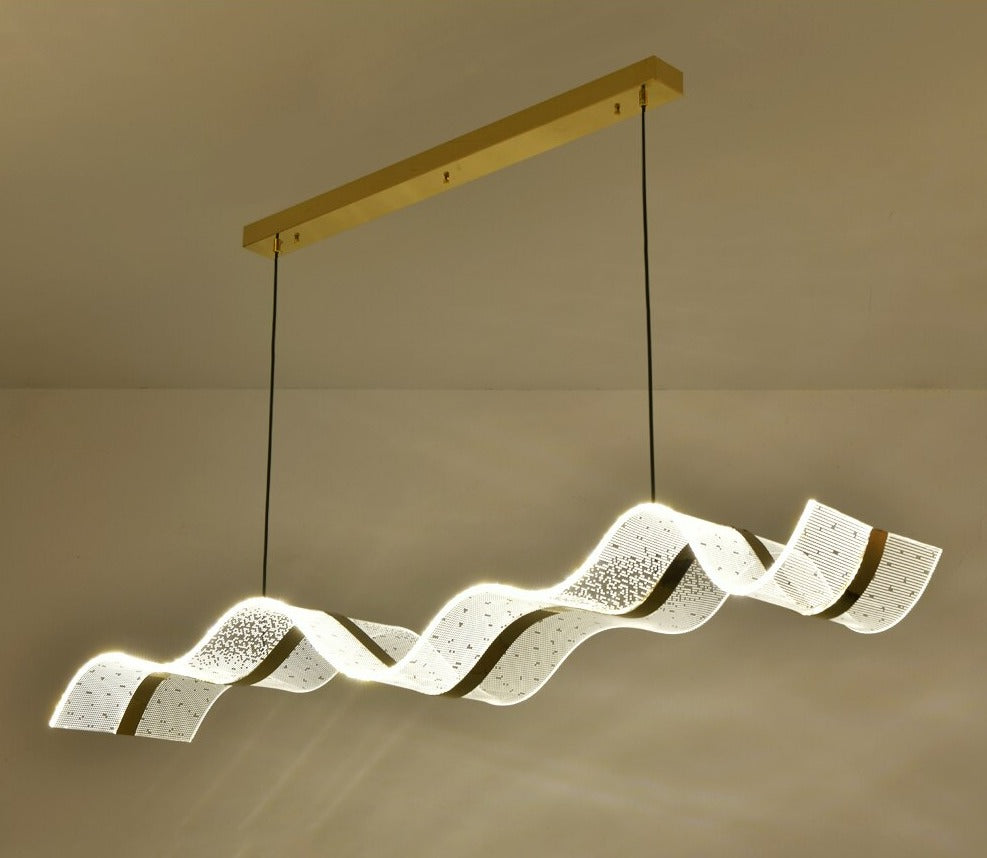 Wave Led Strip Chandelier - Creating Coziness