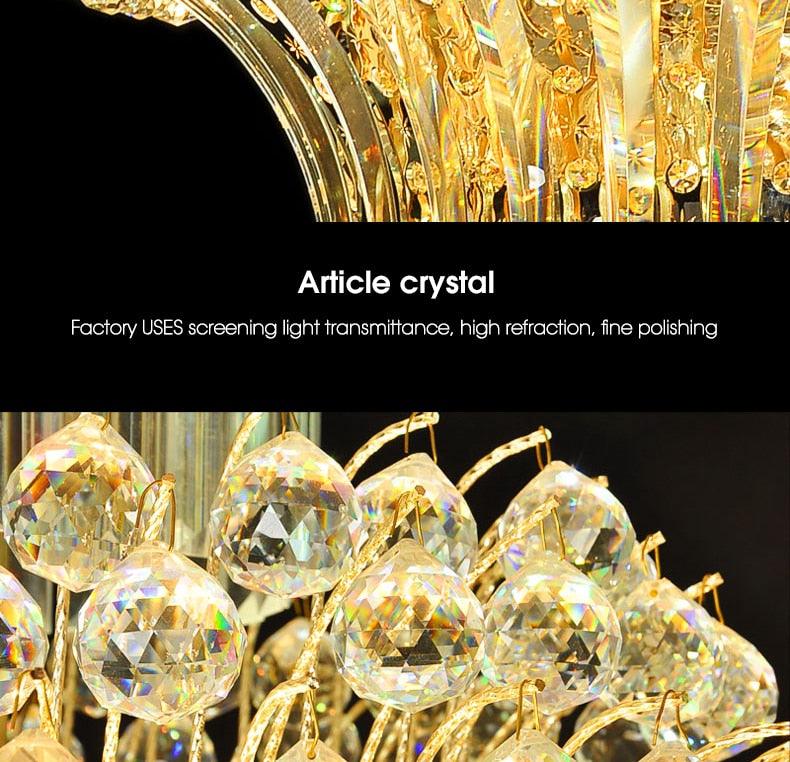 Ariella Crystal Chandelier - Creating Coziness