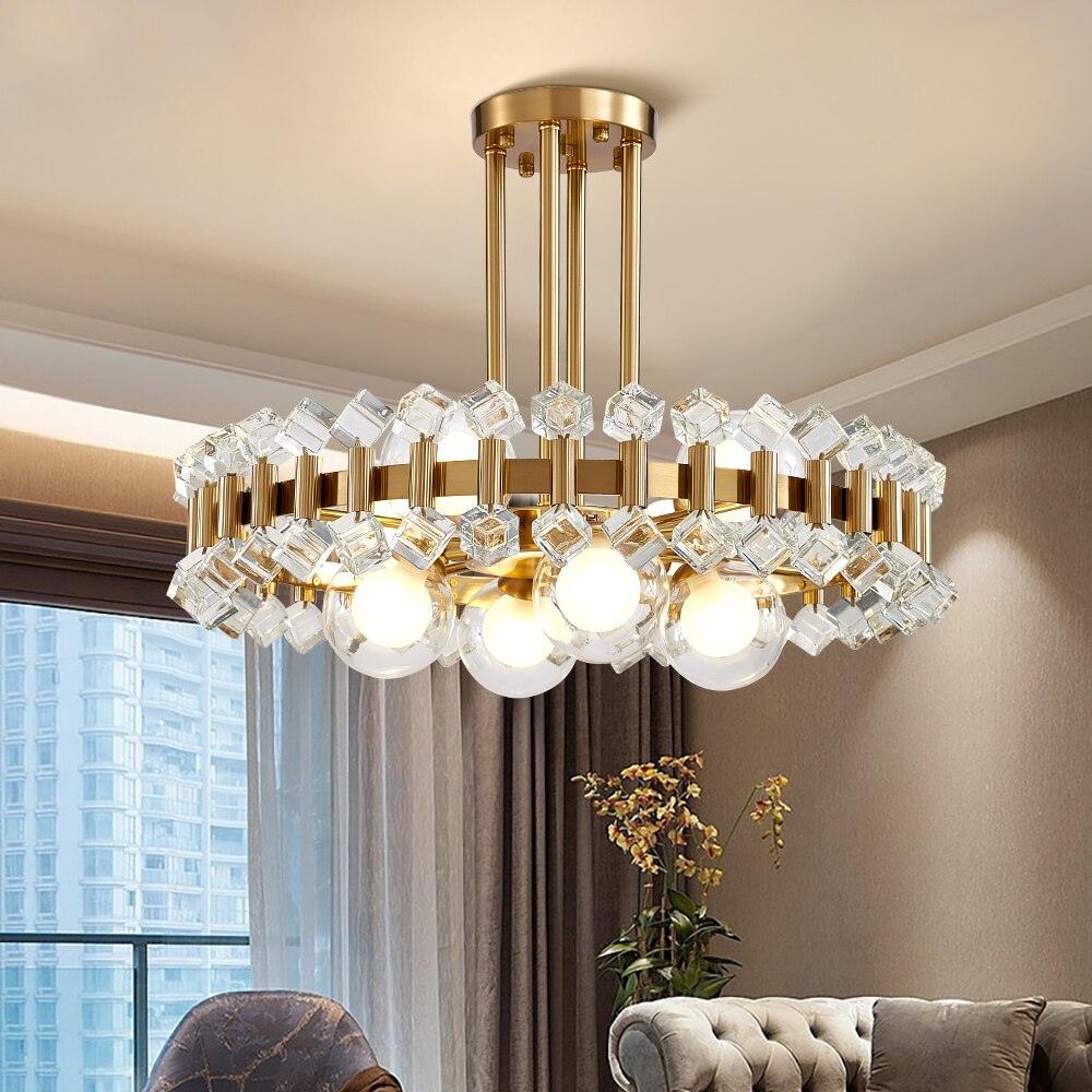 Bailey Colorful Gem And Crystal Two Tier Round Chandelier - Creating Coziness