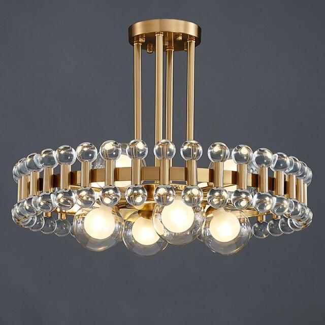 Bailey Colorful Gem And Crystal Two Tier Round Chandelier - Creating Coziness