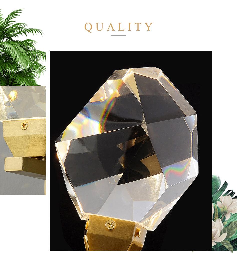 Crystal Brilliant Cut Wall Lamp - Creating Coziness