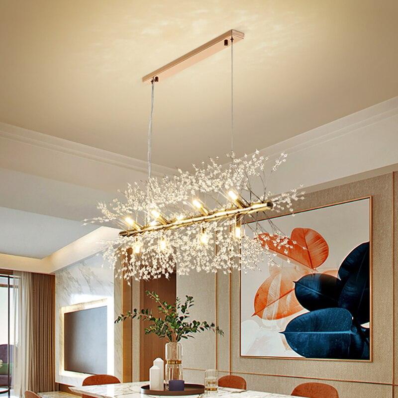 Crystal dandelion chandelier. - Creating Coziness