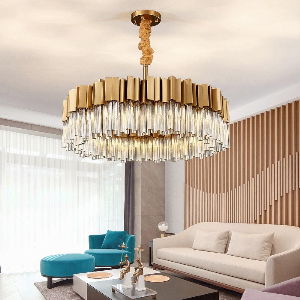 Freso Crystal Chandelier - Creating Coziness