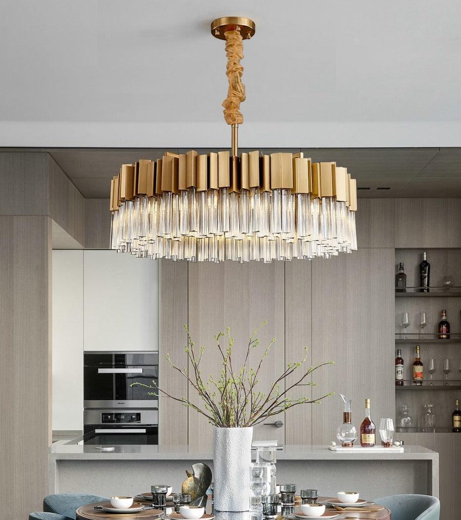 Freso Crystal Chandelier - Creating Coziness