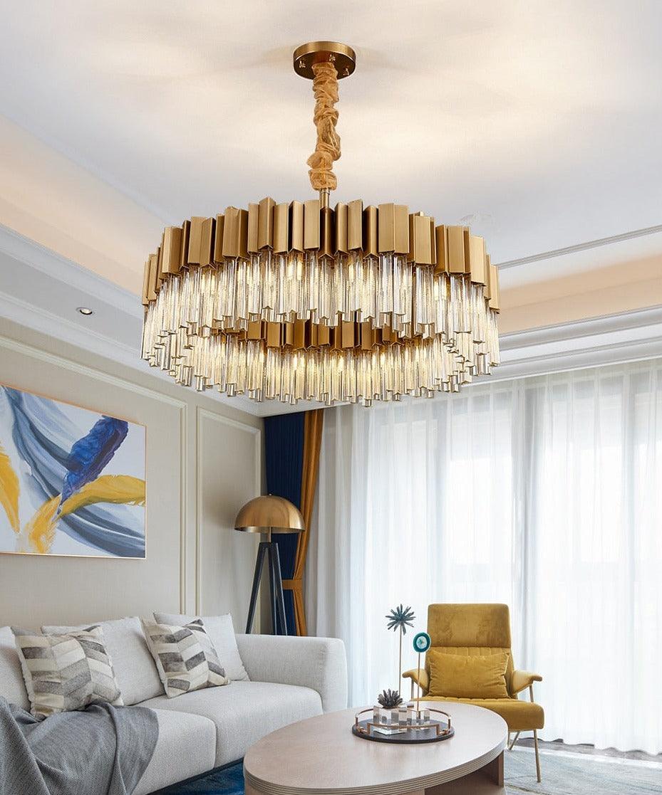 Freso Crystal Chandelier - Creating Coziness