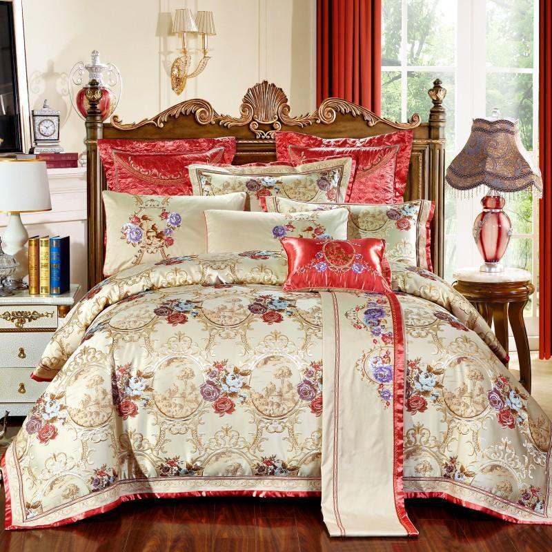 Gazaneya Oriental Jacquard Luxury Duvet Cover Set - Creating Coziness