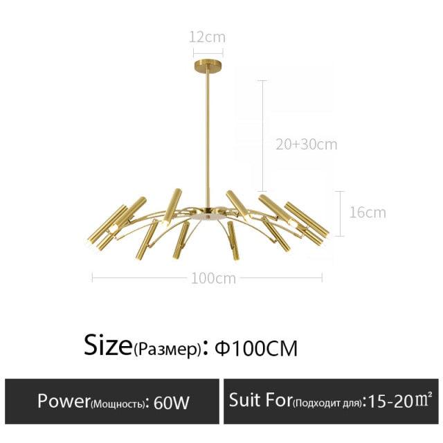 Inverted Candle Chandelier - Creating Coziness