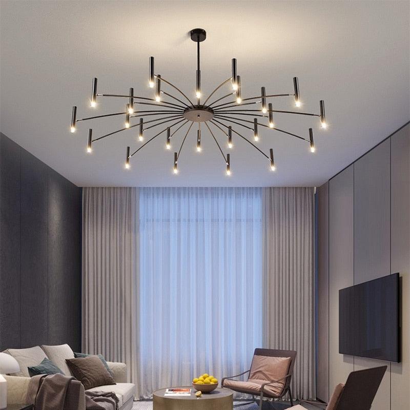 Inverted Candle Chandelier - Creating Coziness