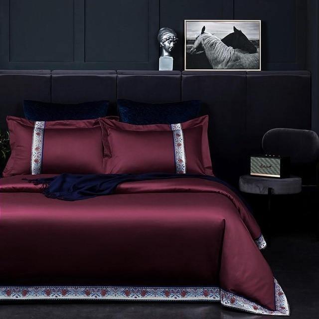 Orbetera Egyptian Cotton Patchwork Duvet Cover Set - Creating Coziness