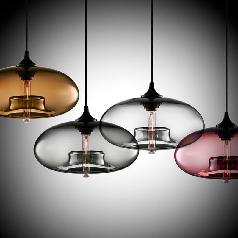 Glass Pendant LAMP 7 Color - Creating Coziness