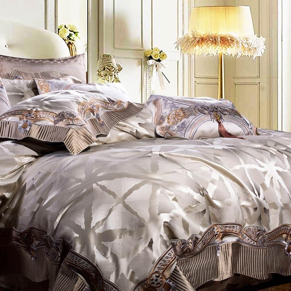 Evaria Satin Cotton Luxury Royal Duvet Cover Set - Creating Coziness
