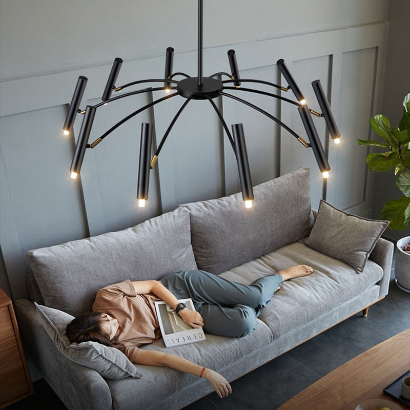 Inverted Candle Chandelier - Creating Coziness