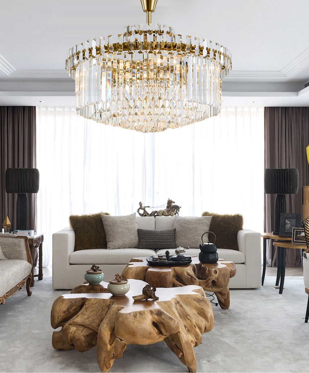 Astera Crystal Chandelier - Creating Coziness