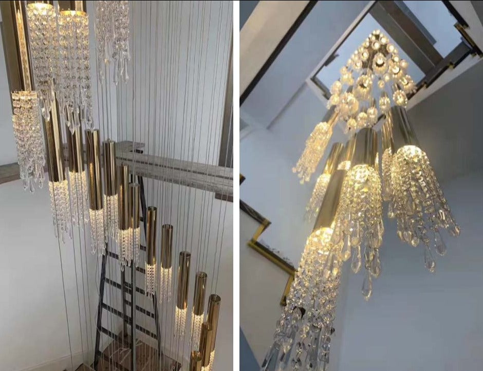 Starfall Ceiling Chandelier - Creating Coziness
