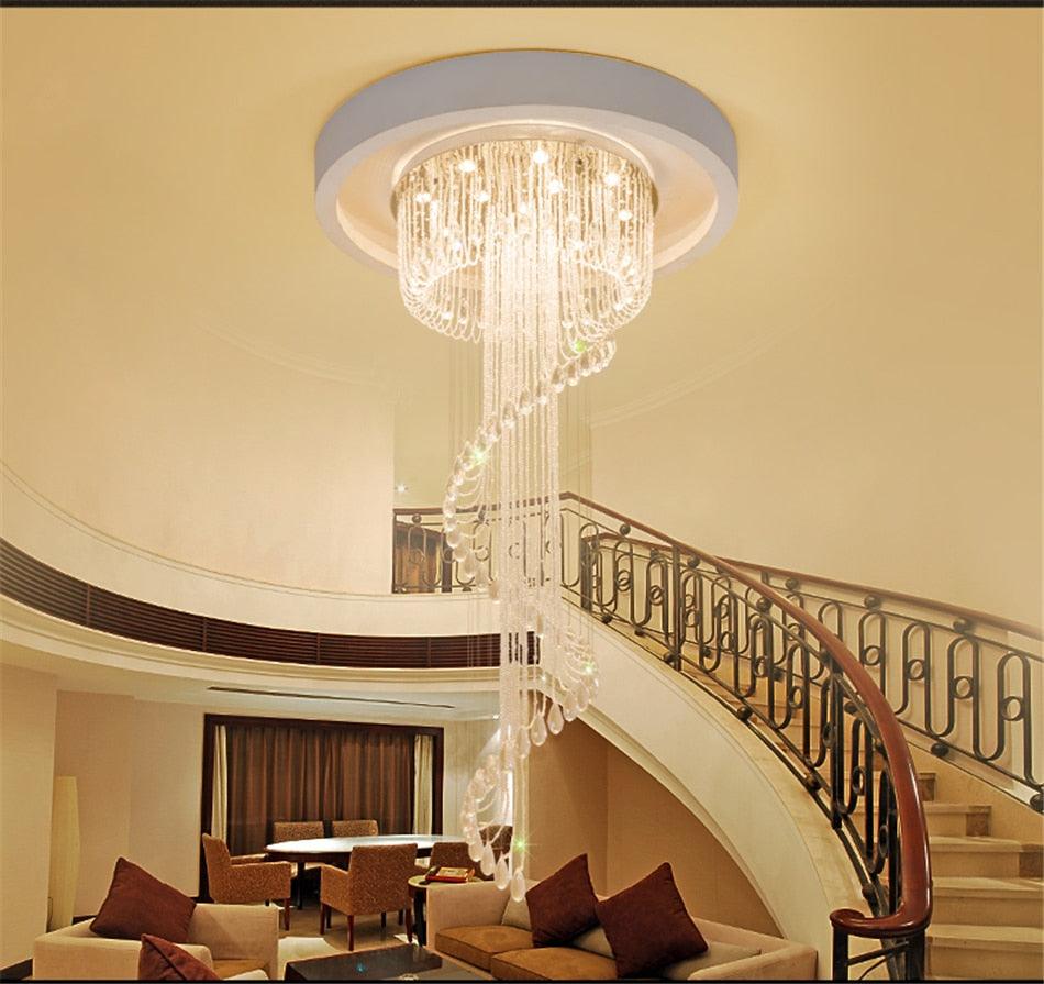 Сrystal Spiral Chandelier Jellyfish - Creating Coziness