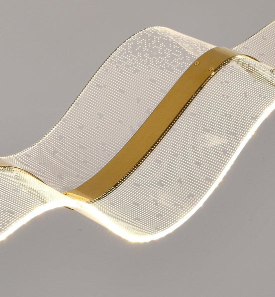 Wave Led Strip Chandelier – Creating Coziness